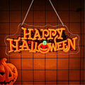 Happy Halloween Neon Sign UV Pumpkin Halloween LED Light, 16.9"x7.3 by DMDMBSR