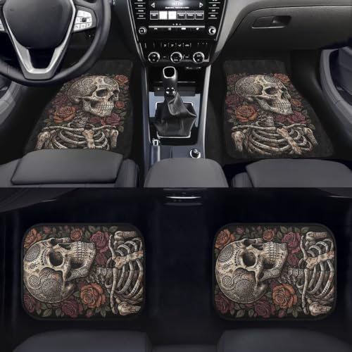 Roses Car Floor Mats Set of 4