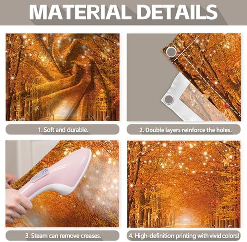 1PC 16x7ft Fall Thanksgiving Garage Door Banner Decorations - Image 4