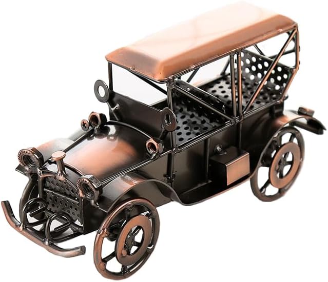 Metal Bronze Vintage Car Model Handcrafted Retro Car Sculpture Retro Home Car Ornaments or Home Decor - Image 4