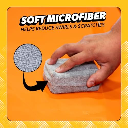 Chemical Guys, Foam Applicator Pads for Wax, Sealant & Dressing, Gray, 6 Pk