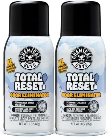 Chemical Guys, Total Reset Odor Eliminator Fogger, Car Interior, 2 Pack