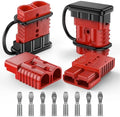 Nilight 175AMP 1/0AWG Anderson Connector 12V-36V Battery Kit 4 Pack Red