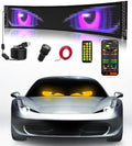 Devil Eyes Light for Windshield: 23.4"x4.7" Programmable LED Signs with APP & Remote Control - 5V USB Digital Lighting Display, LED Lights for Cars (1 Pcs)
