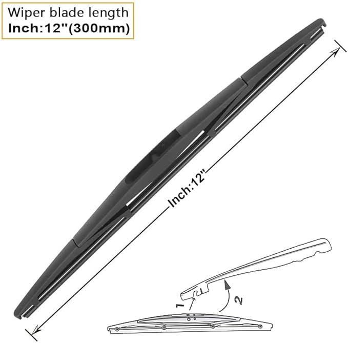 AUTOBOO 28"+12" Windshield Wipers - Image 2