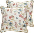 patdrea Designer French Vintage Pillow Cover,18"x18",Set of 2 by Welcometopatdrea