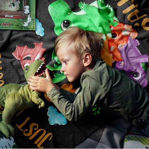 Amonee-YL Dinosaur Blanket 40"X50", Dinosaur Blanket for Boys, Dino Gifts - Image 4