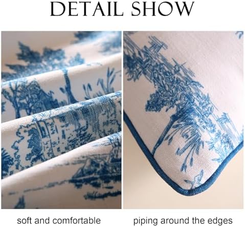 patdrea Designer French Vintage Throw Pillow Cover,18"x18",Set of 2 - Image 5