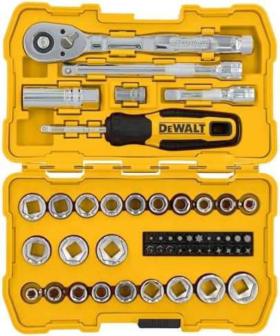 DEWALT Mechanics Tool Set, 3/8" Drive, 50 Piece (DWMT45423) - Image 3