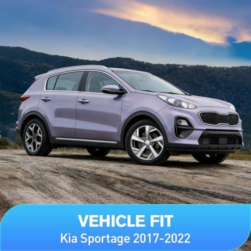 Nilight in-Channel Rain Guards for Kia Sportage 2017-2022 Side Window, 4PCS