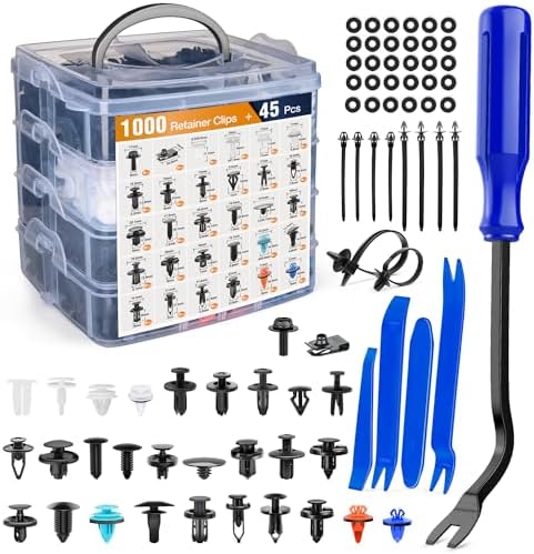GOOACC 1045Pcs Car Push Retainer Clips & Auto Fasteners Assortment by GOOACC