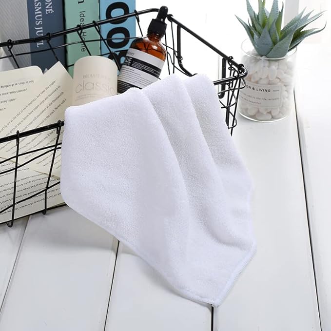 Microfiber Cleaning Cloth-50Pcs Ultra Soft Highly Absorbent Rags, Reusable - Image 2