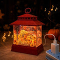 Fall Snow Globe Lantern with Sunflowers, Music, 6 Hours Timer, Fall Decor by Xyvoxme