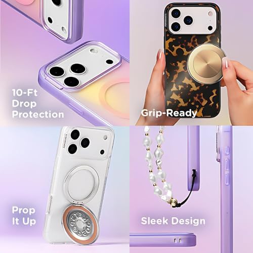PopSockets iPhone 17 Phone Case with MagSafe- Sand Snakes