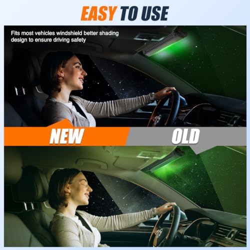 Nilight 32LED Green White Dash Strobe Light w/Controller Windshield
