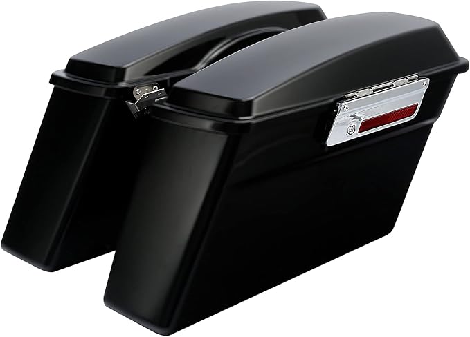 Green-L Matte Black Hard Saddlebags Fit by Green-LMotorParts