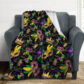 Socira Mardi Mask Gras Blanket Throw Blanket Mardi Mask Gras Gifts for Women Men Soft Sofa Throws for Travel Camping Bed Home Decor Car Birthday Gift 40"*50" （100 * 130cm） by Socira