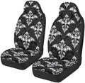 Halloween Bat Car Seat Covers 2 Pcs Breathable Front Seat Cover Stretch Polyester Fabric Cover Easy to Install Car Accessories Universal for Cars Truck SUV Van