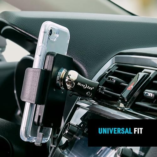 Nite Ize Steelie Vent Kit - Magnetic Cell Phone Holder for Car Vents - Phone Mount - Squeeze