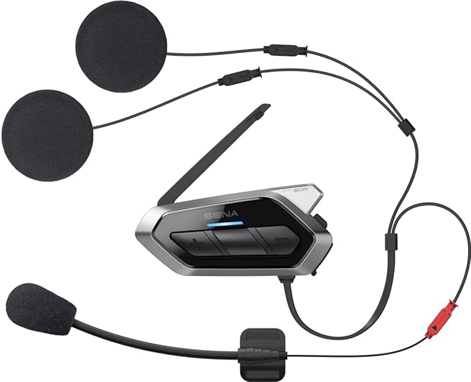 Sena 50R 3-Button Motorcycle Bluetooth Headset w/Sound by Harman Kardon - Image 6