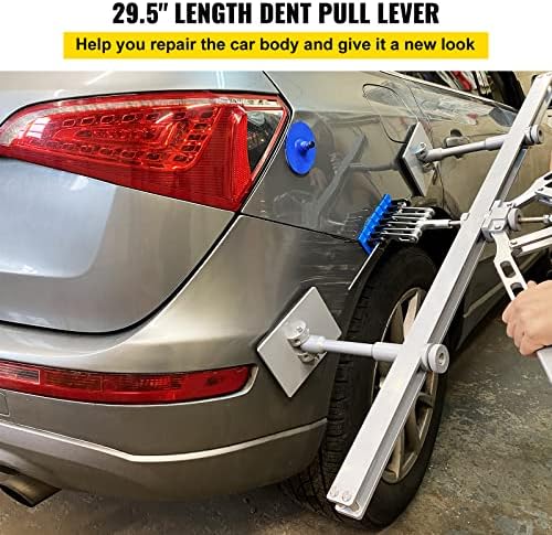 VEVOR Dent Pull Lever Bar Kit, Car Dent Puller Kit Dent Pull Lever, Fit for Both Aluminum and Steel Dent Pulling (750MM) - Image 2