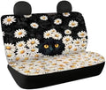 Daisy Cat Bench Car Seat Covers Protector,Soft Dog Car Back Seat Covers for Travel Cars Rear Seat Protectors