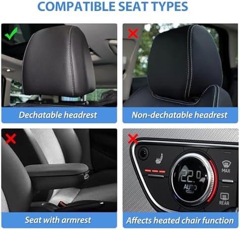 Nilight Car Seat Covers Custom Fit 2009-2024 F150 2017-2024 F250 F350 F450