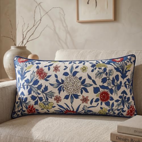 patdrea Designer Vintage French Throw Pillow Cover,12"x28",Set of 2 - Image 2