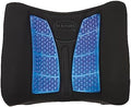 Dr. Scholl's Massaging Gel Lumbar Car Seat Cushion, Black, Adjustable Strap