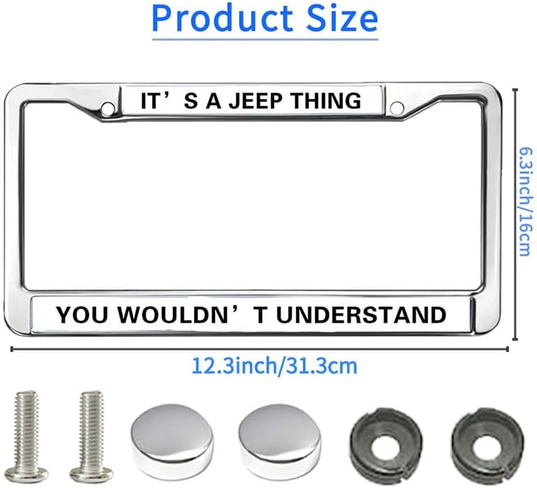 Driver Faith License Plate Frame Car Lover Gift Inspirational License Plate Frame Christian Faith License Plate Frame for Christian People with Mounting Gift Kit