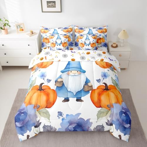 Erosebridal Scandinavian Gnome Bed in A Bag Queen Comforter Set 7 Piece - Image 3