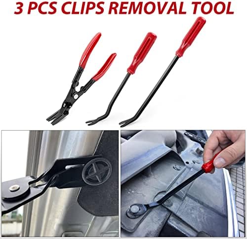 Nilight 200Pcs Trim Removal Tool, Auto Push Pin Bumper Retainer Clip Set