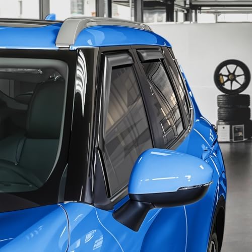 Goodyear Shatterproof in-Channel Window Deflectors for Mitsubishi Outlander 2022-2026, Rain Guards, Window Visors for Cars, Vent Deflector, Car Accessories, 4 pcs - GY008026