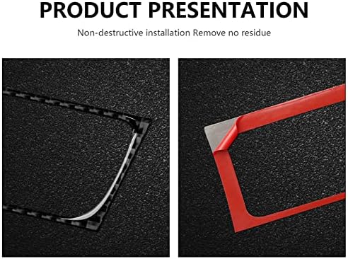Car Center Air Outlet Vent Cover Decals for Audi A4 A5 S4 S5 RS4 RS5 Accessories Carbon Fiber Interior Stickers
