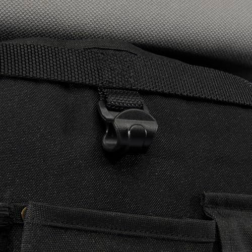 Carhartt Universal Nylon Duck Automotive Seat Back Organizer,Organization for Work and Kids,Black,(Pack of 8)