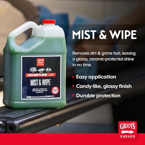 Griot's Garage Adventure Mist and Wipe Quick Detailer for Cars, RVs, Campers, Boats, ATVs, Motorcycles, Auto Detailing Formula, Safe for All Exterior Surfaces, One Gallon - Image 2