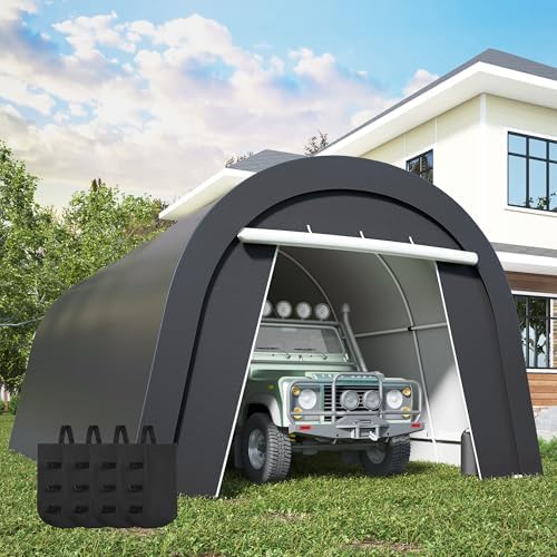 13x20' Portable Garage with 4 Stability Sandbags, Carport for UV&Rain by FansaFurn
