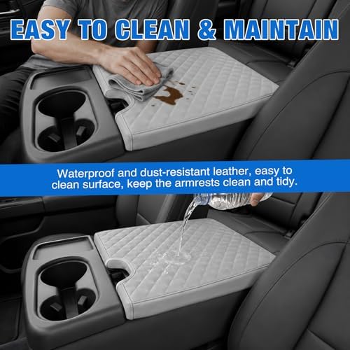 Nilight Center Console Cover for Ford F150 F250 F350 F450 F550 2015-2025