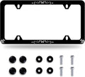 Butterfly Hibiscus License Plate Frame License Plate Stainless Steel Parts by GORSNKYE