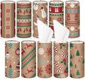Hushee 10 Pcs Christmas Car Tissue Cylinders with 500 Tissues (Snowflake) by Hushee