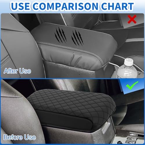 Nilight Center Console Armrest Cover for Toyota 4Runner 2010-2022 2023 2024