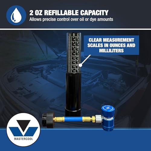 Mastercool 53123-YF Refillable R1234yf Oil Injector - Image 3