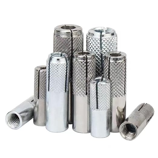 Wensilon 1/2"-13 Premium Stainless Steel Drop in Anchors Assortment, Knurled - Image 5