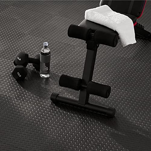 VersaTex Garage Floor 18 x 18 inch Square Rubber Diamond Plate Interlocking Floor Tiles for Home Gym, Garage Flooring, Trade Show Flooring, Basement Tiles, 24 Pack (Black) - Image 7