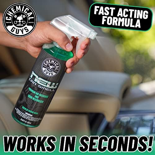 Chemical Guys, New Car Smell Air Freshener & Odor Neutralizer, 4 oz, 3 Pk