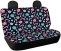 Christmas Candy Car Seat Covers Auto Rear Seats Cushion Cover,Washable Bucket Seat Cushion Protector Backseats Covers for Girls Women,Fit Most Cars,Sedan,SUV,Van