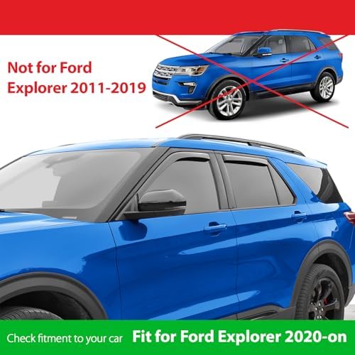 Goodyear Window Deflectors for Ford Explorer 2020-2026