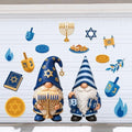 Flutesan 16 Pcs Hanukkah Garage Door Magnets, 26" Gnome Menorah Dreidel by Flutesan