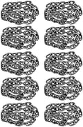 10 Pack 6 Feet Halloween Chains Plastic Prison Chains Props for Halloween Haunted House Decor Role Playing Props