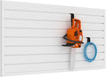 Slatwall Panel Garage Organizer PVC Slatwall Heavy Duty Wall Mounted Rack by BRITINE